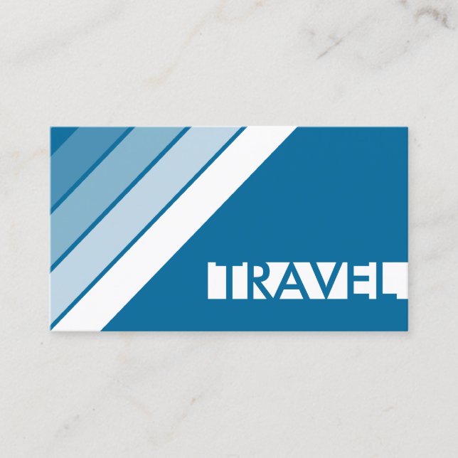 Tarjeta De Visita retro TRAVEL (Anverso)