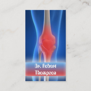 Tarjeta De Visita Reumatólogo/ortopedista/tarjeta del trauma