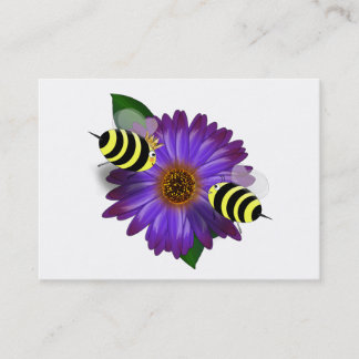 Tarjeta De Visita Reunión de Abejas de miel personalizado sobre la F