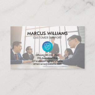 Tarjeta De Visita Reunión de negocios   Corporativo
