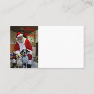 Tarjeta De Visita Reunión Santa