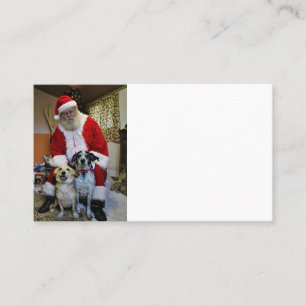 Tarjeta De Visita Reunión Santa