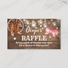 Tarjeta De Visita Revelación de género de brotes de pañales o arcos