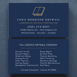 Tarjeta De Visita Revestimiento de Drywall
