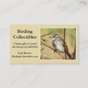 Tarjeta de visita revisada de BirdingCollectibles