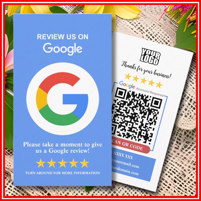 Tarjeta De Visita Revisión de Google (Subido por el creador)