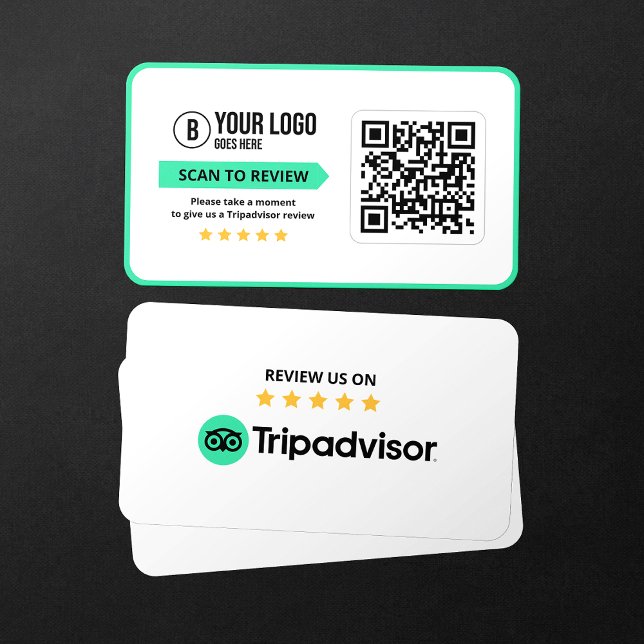 Tarjeta De Visita Revisión de Tripadvisor Tasa de 5 estrellas Código (Subido por el creador)