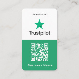 Tarjeta De Visita Revisiones de Trustpilot   Reseña empresarial Códi