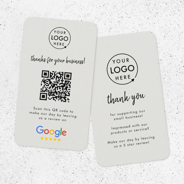 Tarjeta De Visita Revistas de Google | Business Review Us Gray QR Co (Subido por el creador)