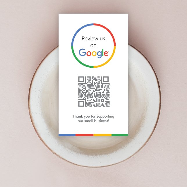 Tarjeta De Visita Revistas de Google | Código QR de vínculo de revis (Subido por el creador)