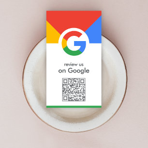 Tarjeta De Visita Revistas de Google   Código QR de vínculo de revis