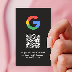Tarjeta De Visita Revistas de Google   Código QR de vínculo de revis