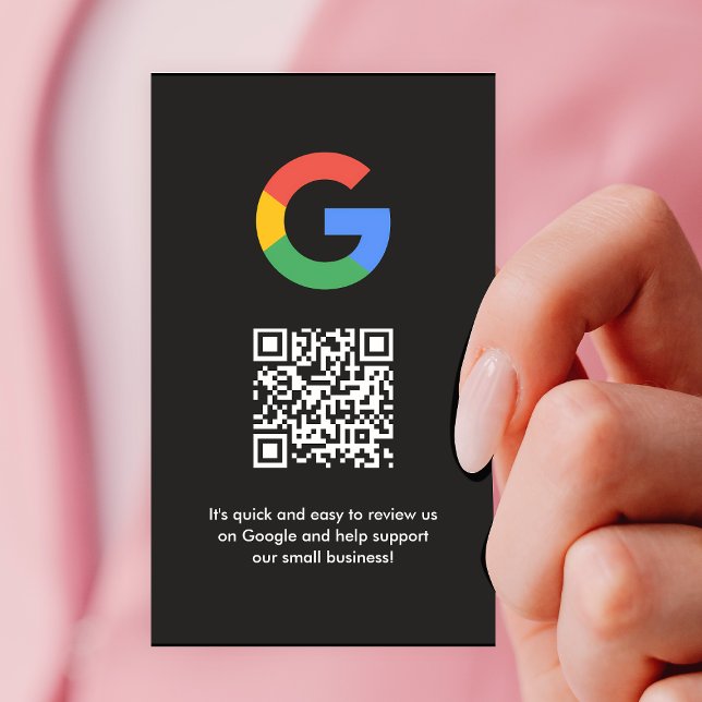 Tarjeta De Visita Revistas de Google | Código QR de vínculo de revis (Subido por el creador)