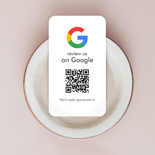 Tarjeta De Visita Revistas de Google | Código QR de vínculo de revis (Subido por el creador)