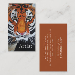 Tarjeta De Visita Rey de la selva Pintura de Alfred Fox