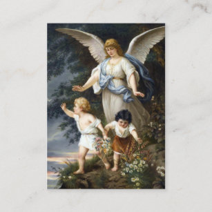 Tarjeta De Visita Rezo a su ángel de guarda