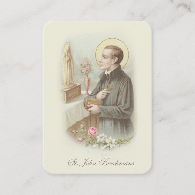 Tarjeta De Visita Rezo católico de los muchachos de altar de St. (Anverso)