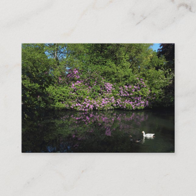 Tarjeta De Visita Rhododendros (Anverso)