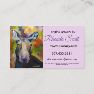 Tarjeta De Visita rhonda scott_Standard, código Biz_QR de 3,5" x 2,0