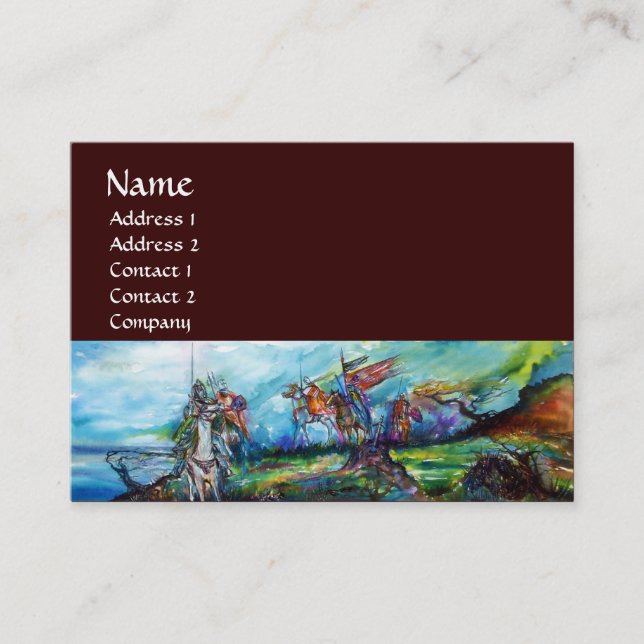 TARJETA DE VISITA RIDERS IN THE STORM (Anverso)