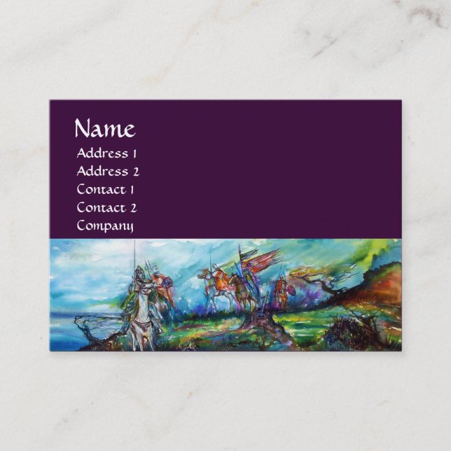 TARJETA DE VISITA RIDERS IN THE STORM (Anverso)