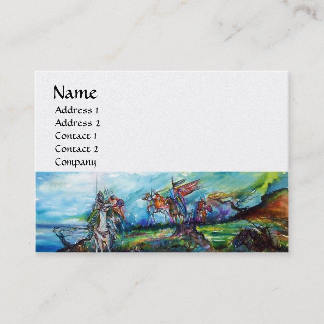TARJETA DE VISITA RIDERS IN THE STORM (Anverso)