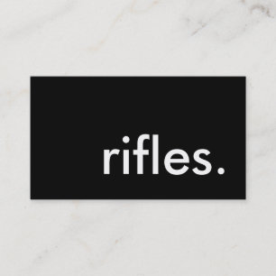 Tarjeta De Visita rifles.