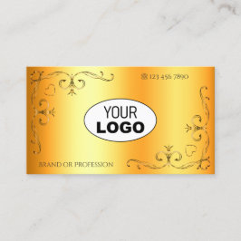 Tarjeta De Visita Rincones de caracol con Naranja Luminoso con logot