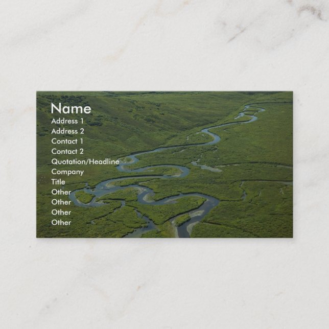 Tarjeta De Visita Río Significativo (Anverso)