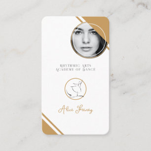 Tarjeta De Visita Rítmico   Baile