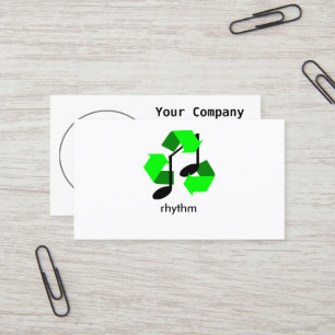 Tarjeta De Visita Ritmo de canción favorita