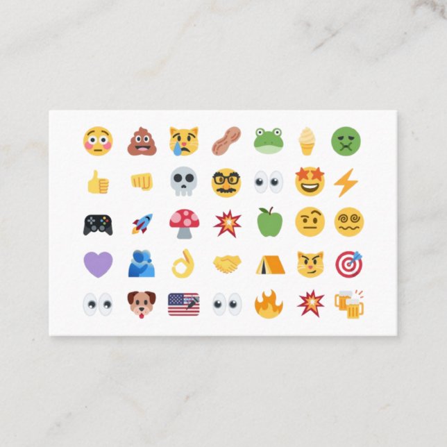 Tarjeta De Visita Roaring Kitty 35 Emoji Timeline GME MOASS DFV meme (Anverso)