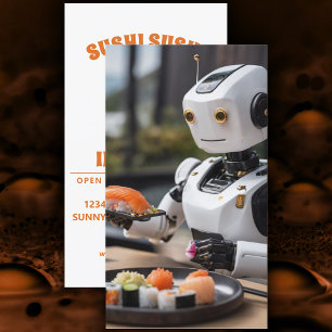 Tarjeta De Visita robot sushi