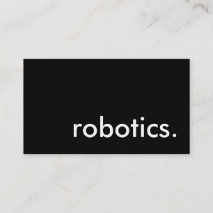 Tarjeta De Visita robótica.