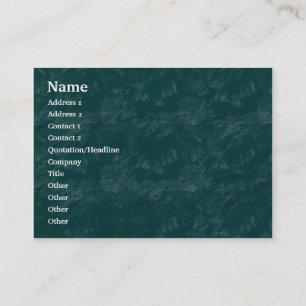 Tarjeta De Visita Roca Brushy - Turquesa Oscuro - Personalizado