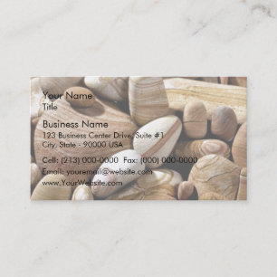 Tarjeta De Visita Rocas secas del río