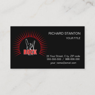 Tarjeta De Visita Rock