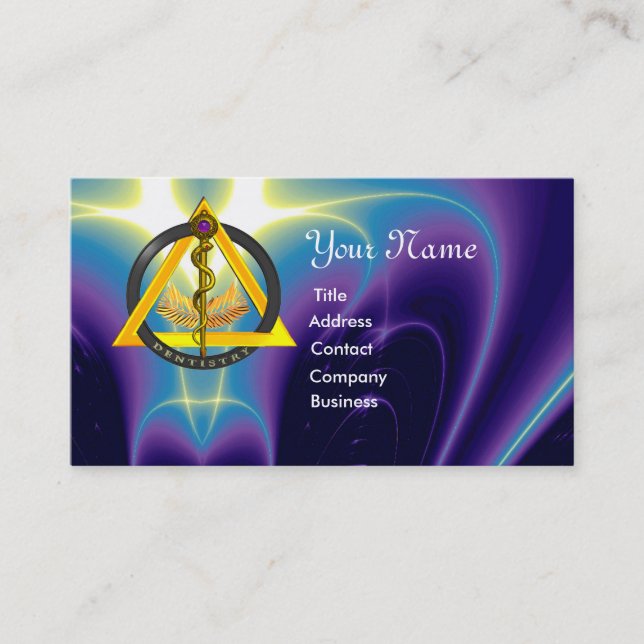 TARJETA DE VISITA ROD DE DENTISTRÍA DENTÍFICA ASCLEPIUS (Anverso)