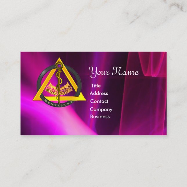 TARJETA DE VISITA ROD DE DENTISTRÍA DENTÍFICA ASCLEPIUS (Anverso)