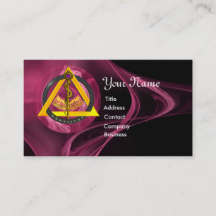 TARJETA DE VISITA ROD DE DENTISTRÍA DENTÍFICA ASCLEPIUS