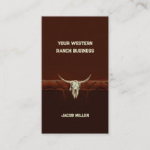 Rodeo del West Rustic Bull Skull Brown Country