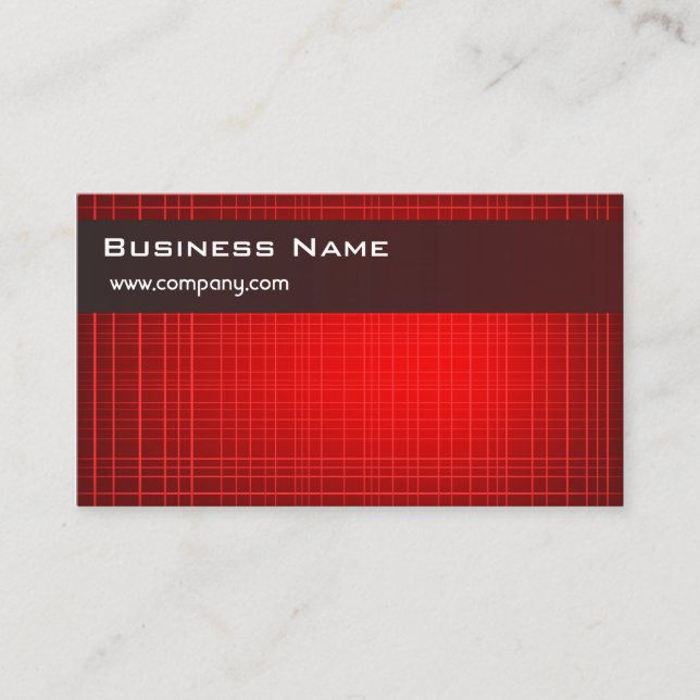 Tarjeta de visita roja de alta tecnología (Anverso)