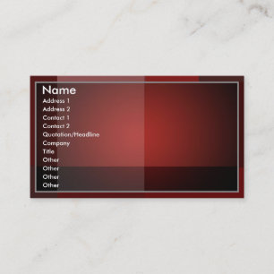 Tarjeta de visita Roja mezclada