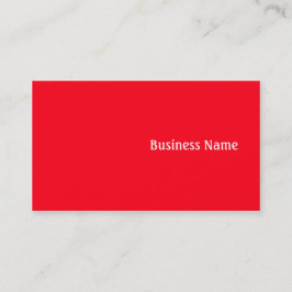 Tarjeta De Visita Rojo