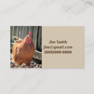 Tarjeta De Visita Rojo