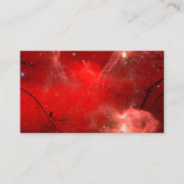 Tarjeta De Visita Rojo caótico