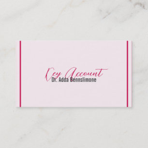 Tarjeta De Visita Rojo Carmesí