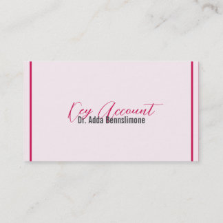 Tarjeta De Visita Rojo Carmesí
