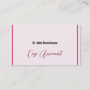 Tarjeta De Visita Rojo Carmesí