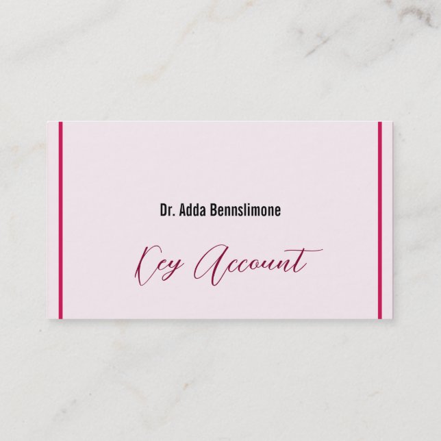 Tarjeta De Visita Rojo Carmesí (Reverso)